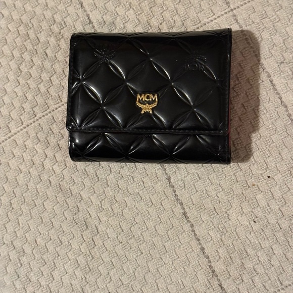MCM Black Quilted Wallet - Picture 5 of 9
